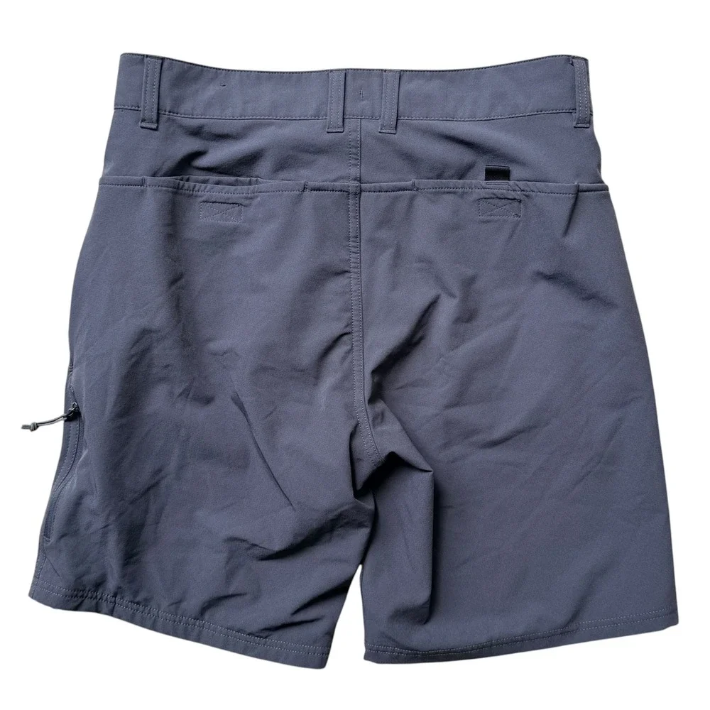 The North‎ Face Mens Gray Technical Hiking Shorts Size 30 Zipper Pocket Outdoor